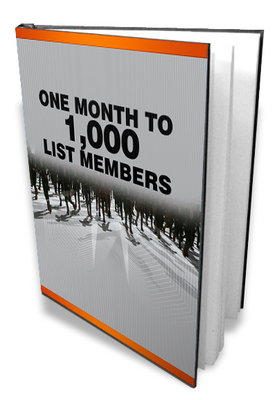 Product picture ONE MONTH TO A 1000 LIST MEMBERS